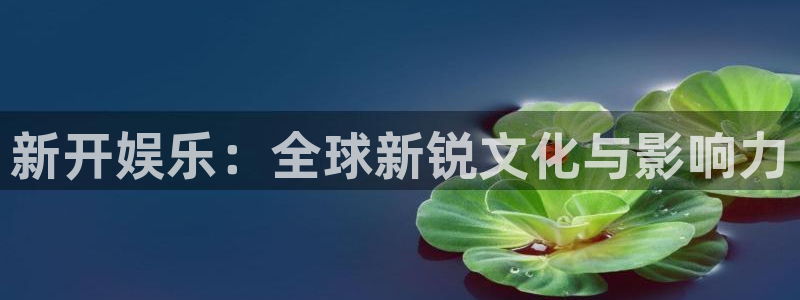 壹号大舞台28国际大舞台：新开娱乐：全球新锐文化与影响力
